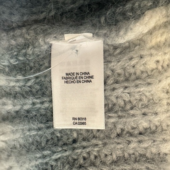 Lucky Brand Ombre Striped Cardigan V Neck Cozy Relaxed Loose Size XXL - Picture 9 of 13